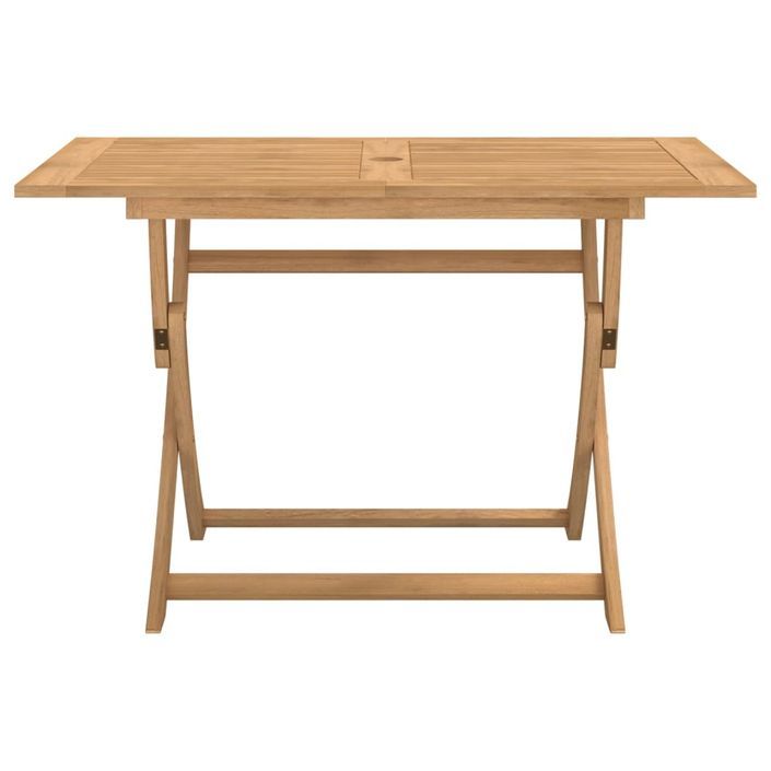 Table pliable de jardin 120x70x75 cm bois d'acacia solide - Photo n°4