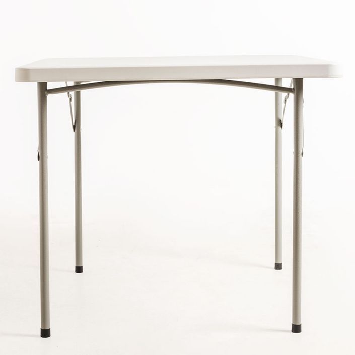 Table pliante carrée blanche Utika 87x87 cm - Photo n°5