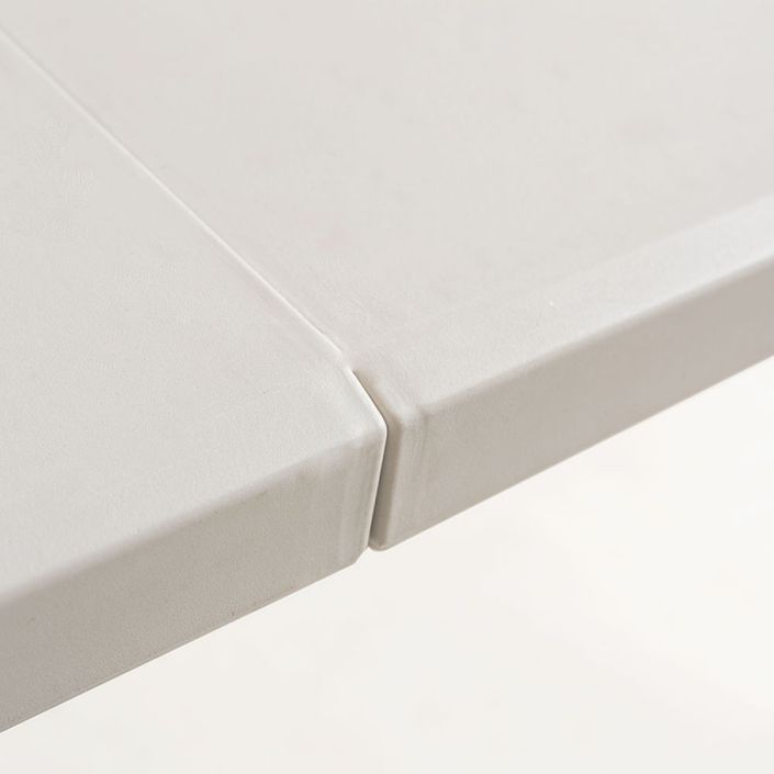 Table pliante rectangulaire blanche Utika 122x60 cm - Photo n°6