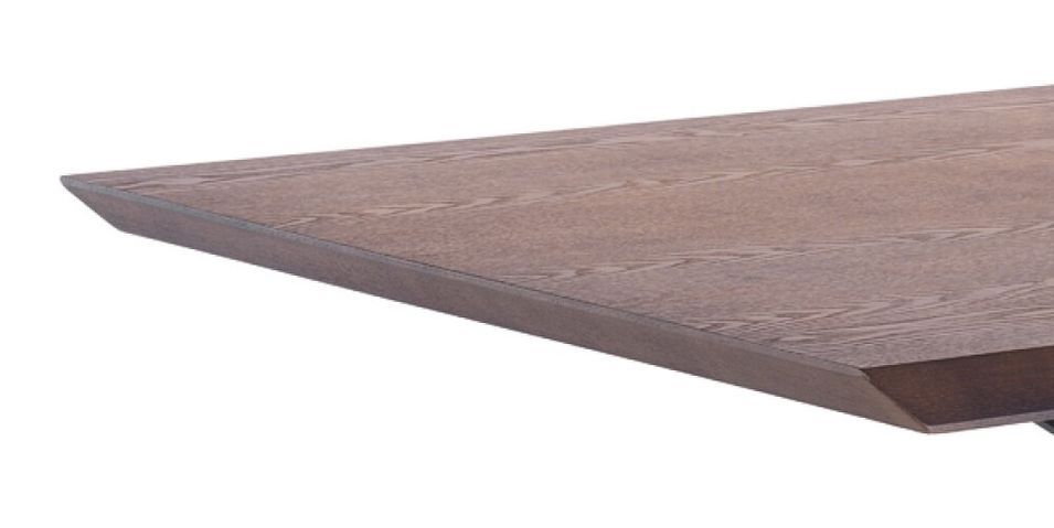 Table rectangle en bois MDF et pieds en acier noir Lola L 200 cm - Photo n°3