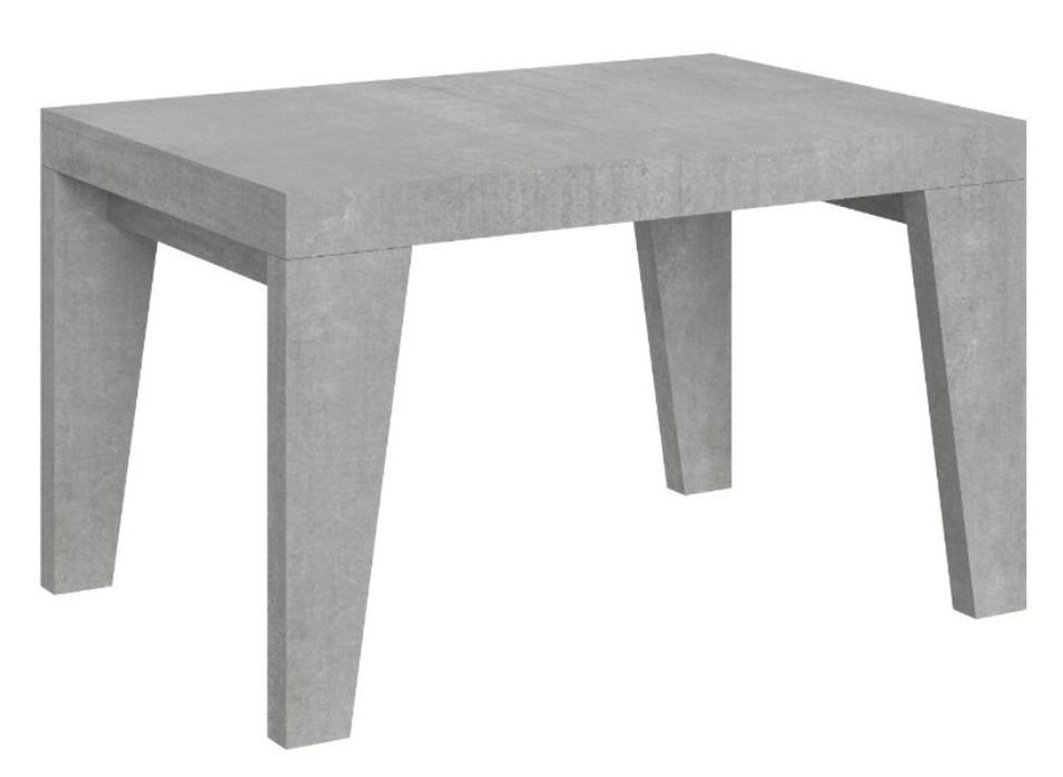 Table rectangulaire 6 à 18 personnes L 130 à 390 cm gris béton Naxo - Photo n°1