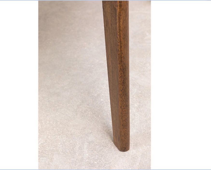 Table rectangulaire bois d'hévéa marron Kise 150 cm - Photo n°6