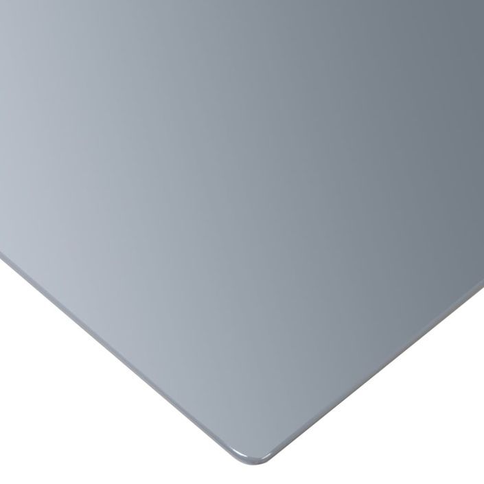Table rectangulaire design gris brillant Winter 180 - Photo n°7