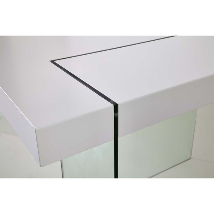 Table rectangulaire design Pistache Cubique - Photo n°4