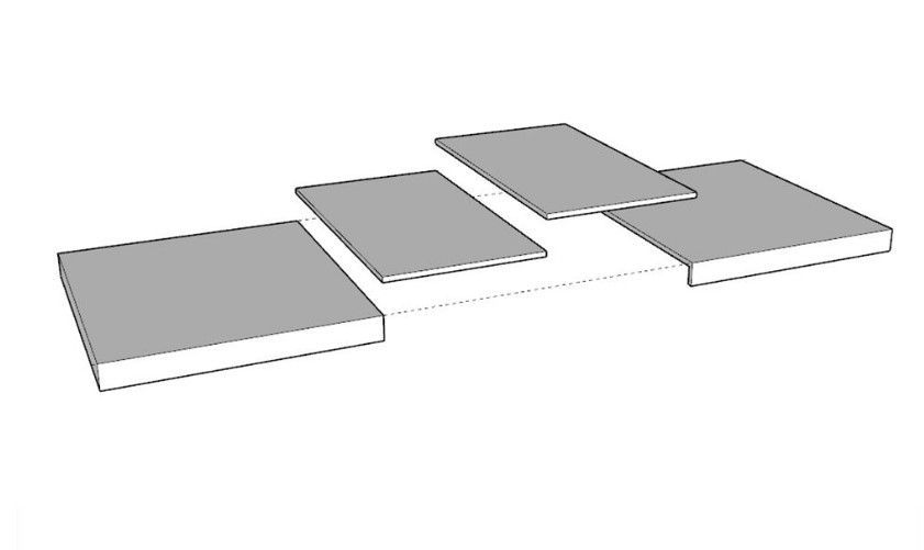 Table rectangulaire extensible 6 à 10 places L 120 à 224 cm noyer et pieds acier gris foncé Flavien - Photo n°9