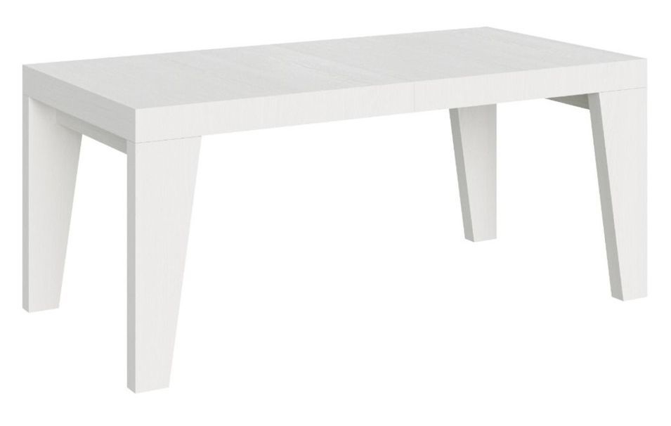 Table rectangulaire extensible 6 à 20 personnes L 180 à 440 cm blanc Naxo - Photo n°1