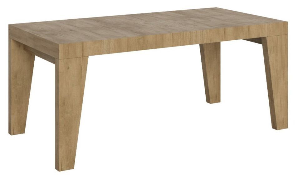Table rectangulaire extensible 6 à 20 personnes L 180 à 440 cm bois clair Naxo - Photo n°1