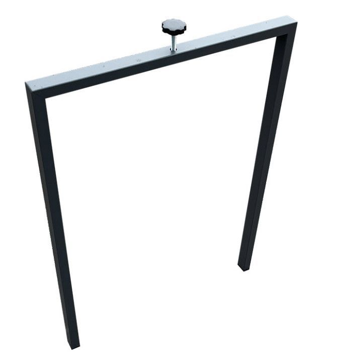 Table rectangulaire extensible blanche et gris béton 160 à 420 cm Ribo - Photo n°6