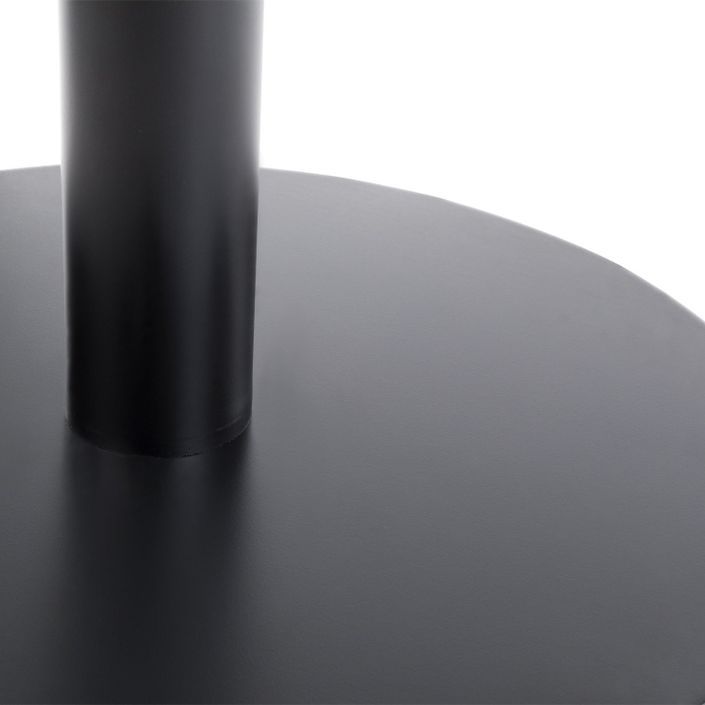 Table ronde bois naturel et acier noir Kofy 80 cm - Photo n°4