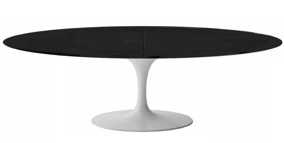 Table tulipe ovale extensible Haut de gamme - Photo n°1