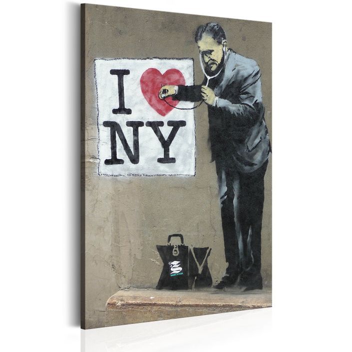 Tableau I Love New York by Banksy - Photo n°1