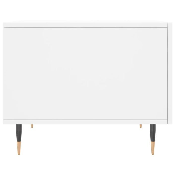 Tables basses 2 pcs blanc 50x50x40 cm bois d'ingénierie - Photo n°8