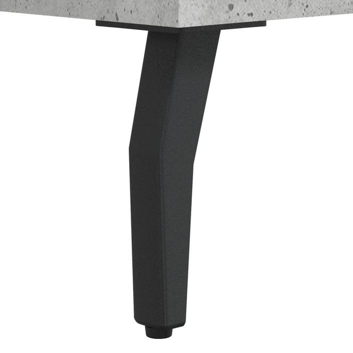 Tables basses 2 pcs gris béton 50x50x40 cm bois d'ingénierie - Photo n°11