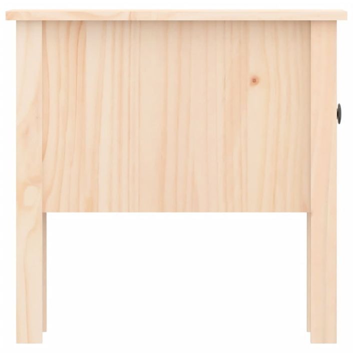 Tables d'appoint 2 pcs 50x50x49 cm Bois massif de pin - Photo n°10