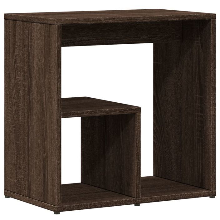 Tables d'appoint 2 pcs chêne marron 50x30x50 cm bois ingénierie - Photo n°5