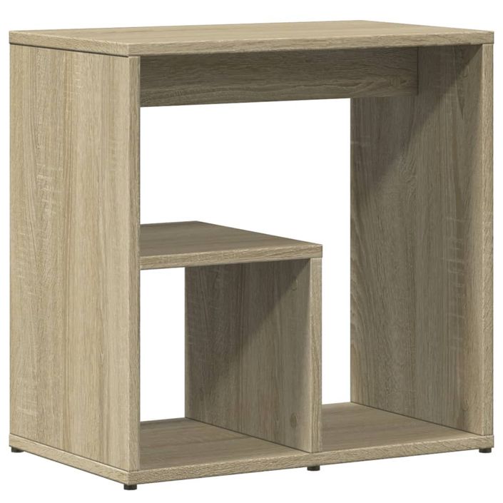 Tables d'appoint 2 pcs chêne sonoma 50x30x50 cm bois ingénierie - Photo n°5