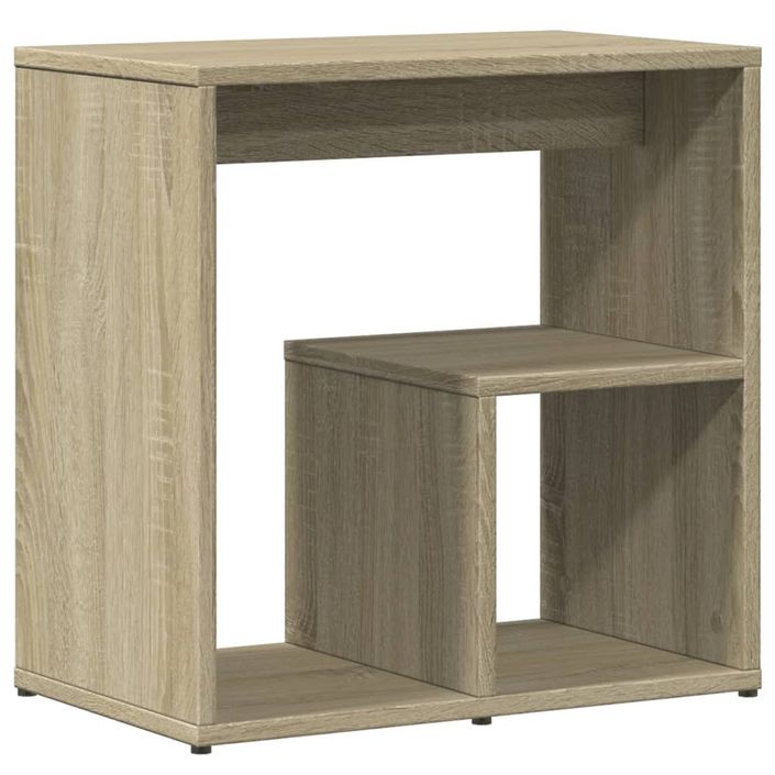 Tables d'appoint 2 pcs chêne sonoma 50x30x50 cm bois ingénierie - Photo n°8