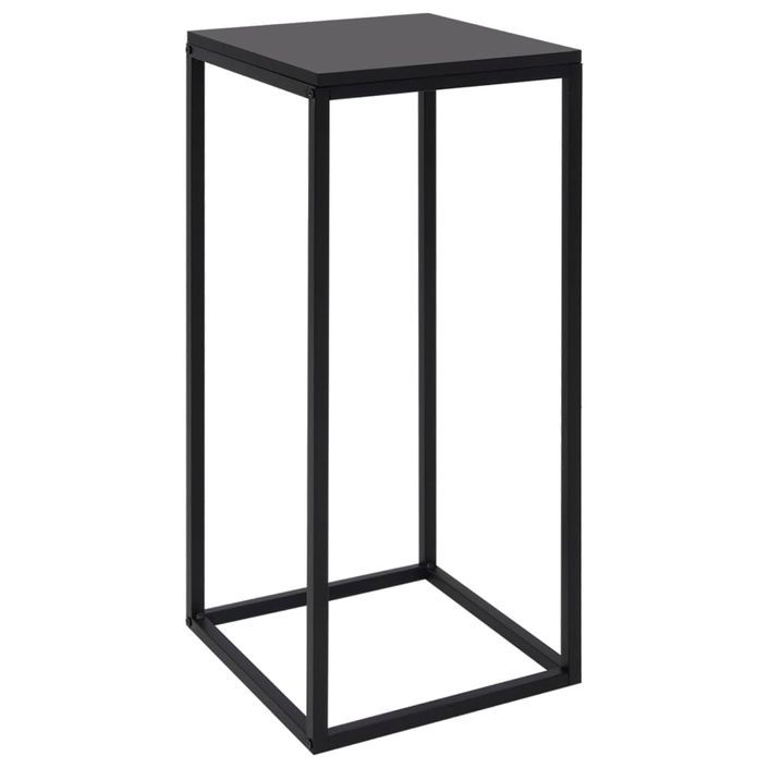 Tables d'appoint 2 pcs Noir Acier - Photo n°3