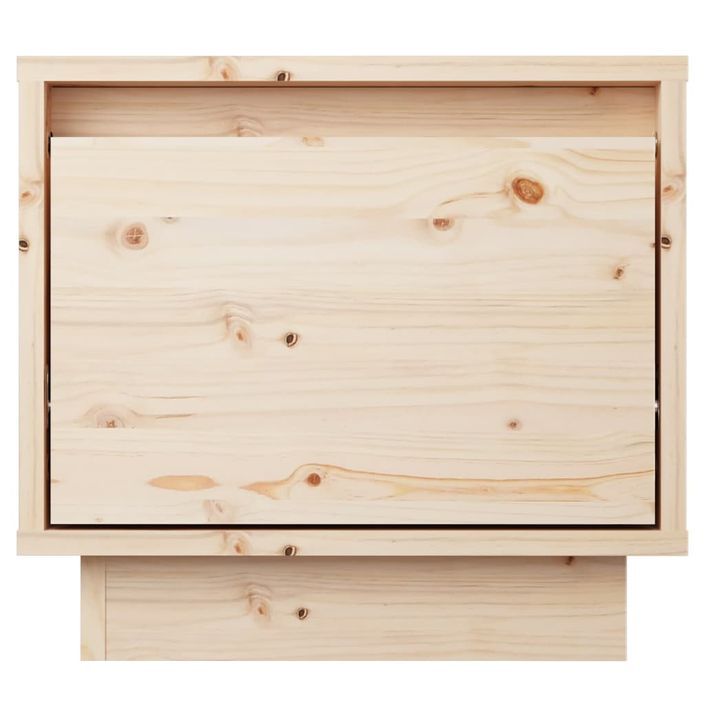 Tables de chevet 2 pcs 35x34x32 cm Bois de pin solide - Photo n°5