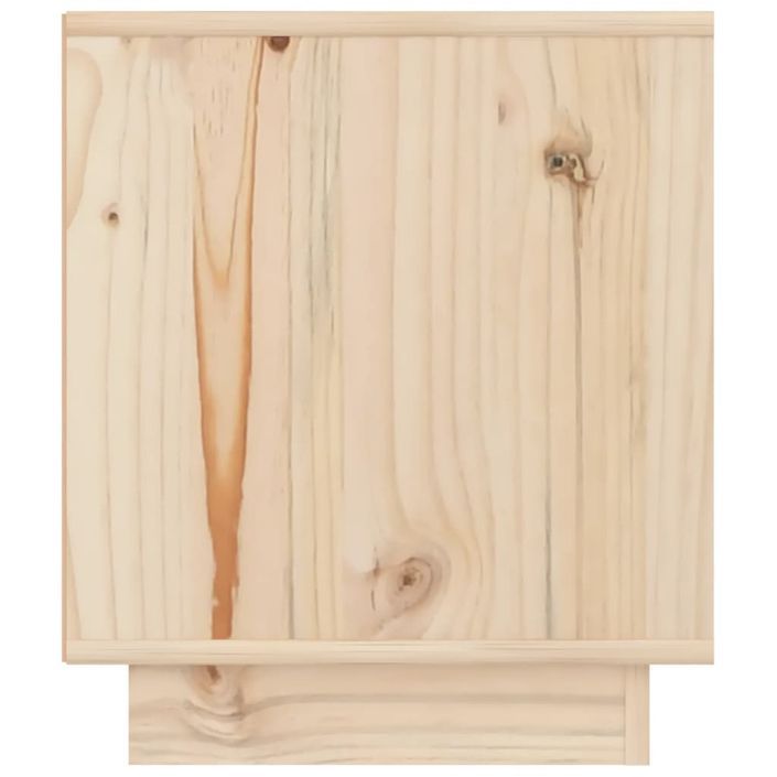 Tables de chevet 2 pcs 40x34x40 cm Bois de pin solide - Photo n°7