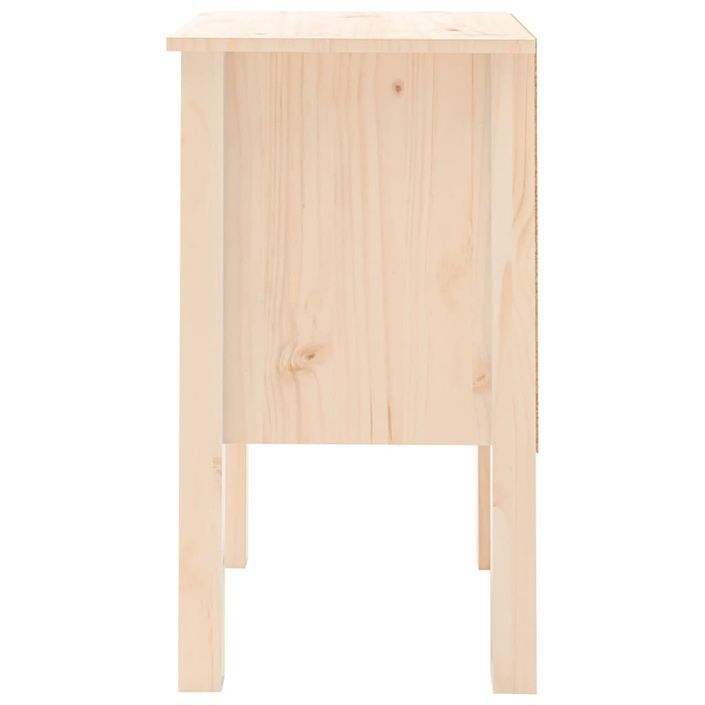 Tables de chevet 2 pcs 40x35x61,5 cm Bois de pin massif - Photo n°7