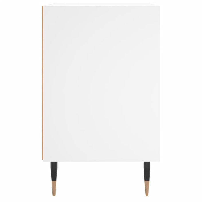 Tables de chevet 2 pcs blanc 40x30x50 cm bois d'ingénierie - Photo n°6