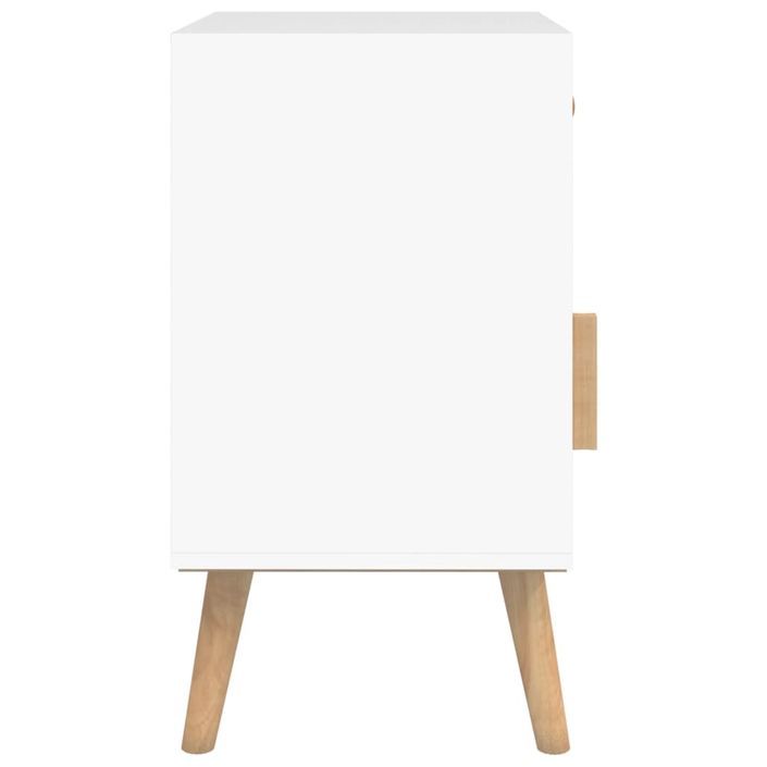 Tables de chevet 2 pcs blanc 40x30x55 cm bois d'ingénierie - Photo n°8