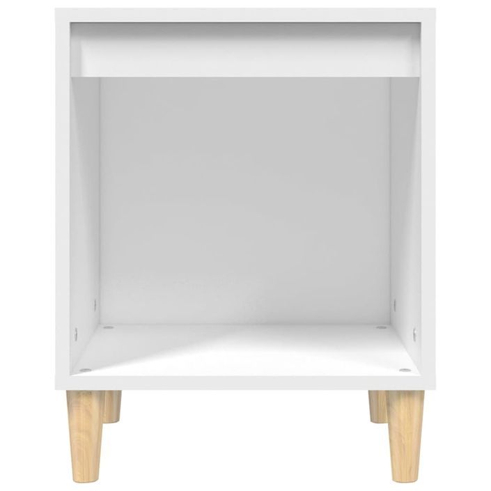 Tables de chevet 2 pcs Blanc 40x35x50 cm - Photo n°6