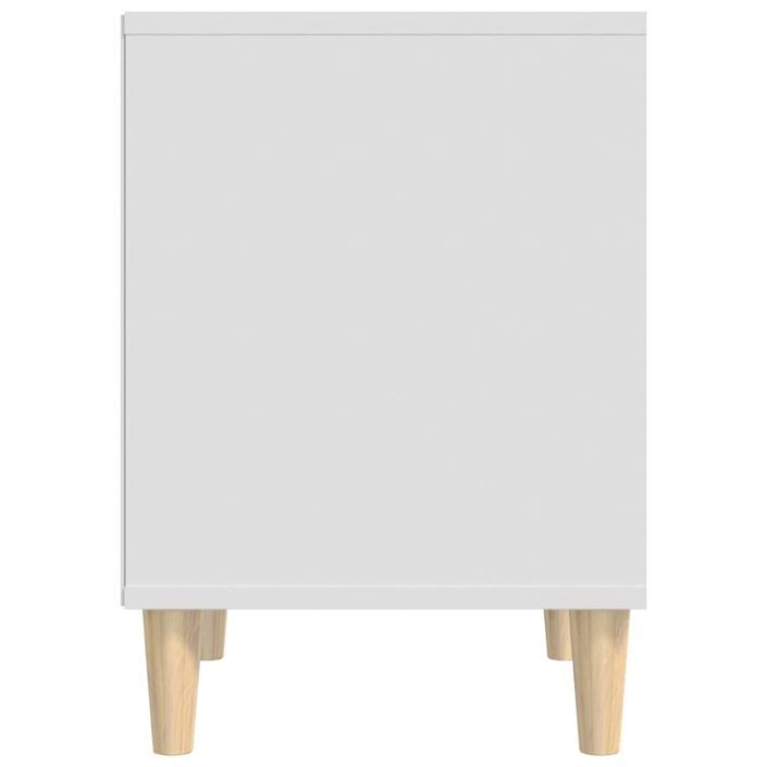 Tables de chevet 2 pcs Blanc 40x35x50 cm - Photo n°7