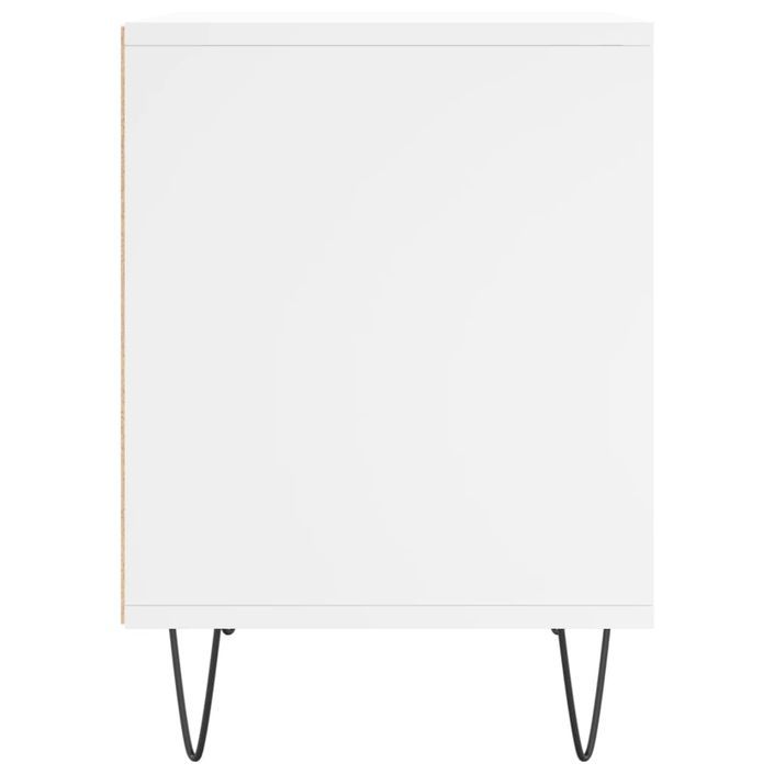 Tables de chevet 2 pcs blanc 40x35x50 cm bois d’ingénierie - Photo n°6