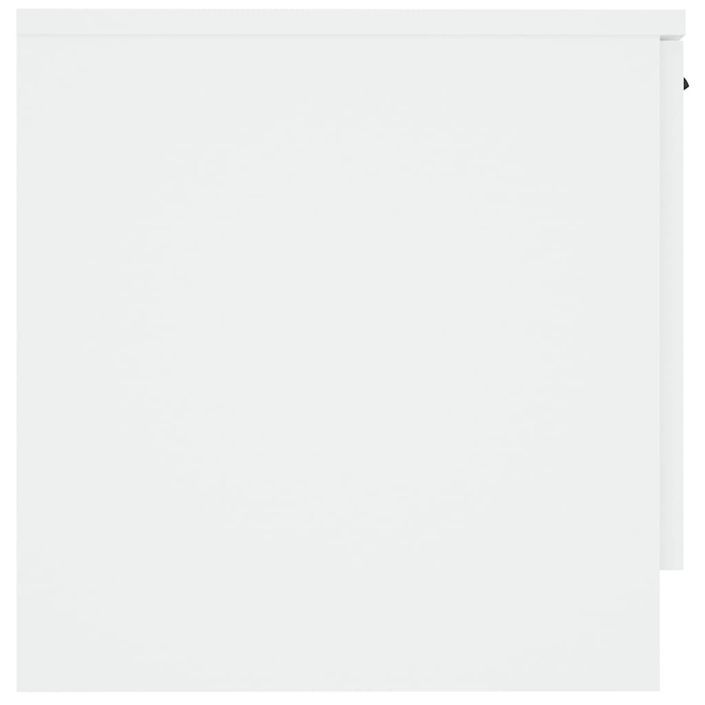 Tables de chevet 2 pcs Blanc 40x39x40 cm - Photo n°8