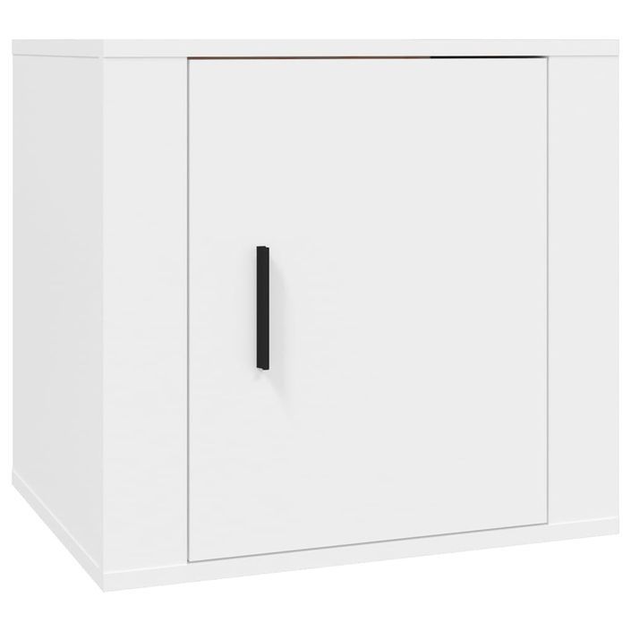 Tables de chevet 2 pcs Blanc 50x39x47 cm - Photo n°5