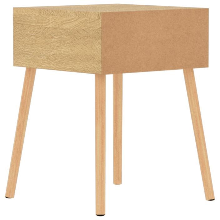 Tables de chevet 2 pcs Chêne sonoma 40x40x56 cm Bois ingénierie - Photo n°5