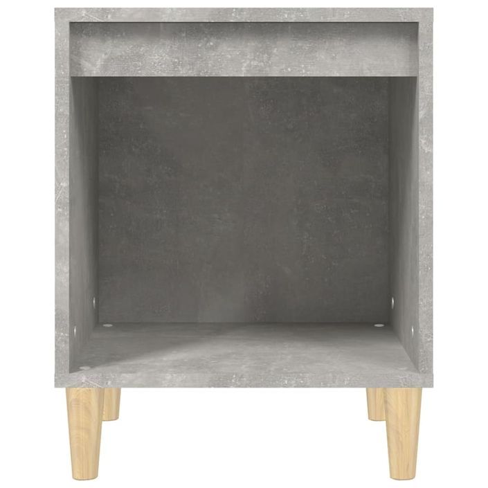 Tables de chevet 2 pcs Gris béton 40x35x50 cm - Photo n°6