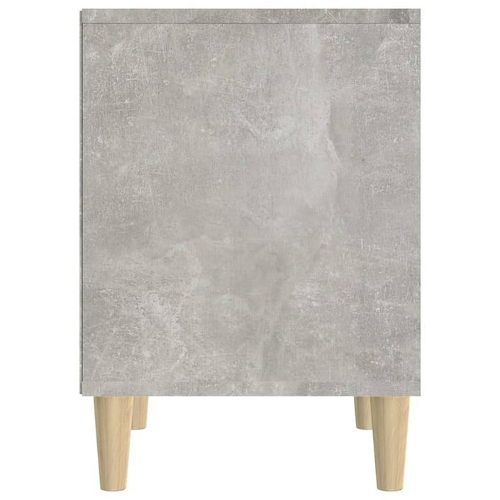 Tables de chevet 2 pcs Gris béton 40x35x50 cm - Photo n°7