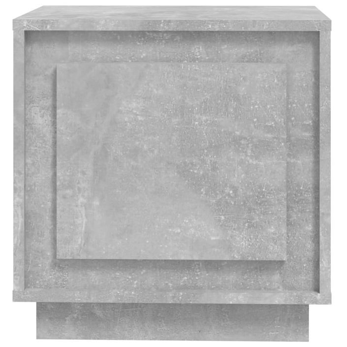 Tables de chevet 2 pcs gris béton 44x35x45 cm bois d'ingénierie - Photo n°7