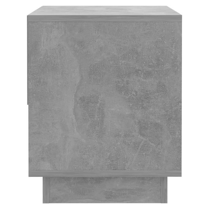 Tables de chevet 2 pcs Gris béton 45x34x44 cm - Photo n°6