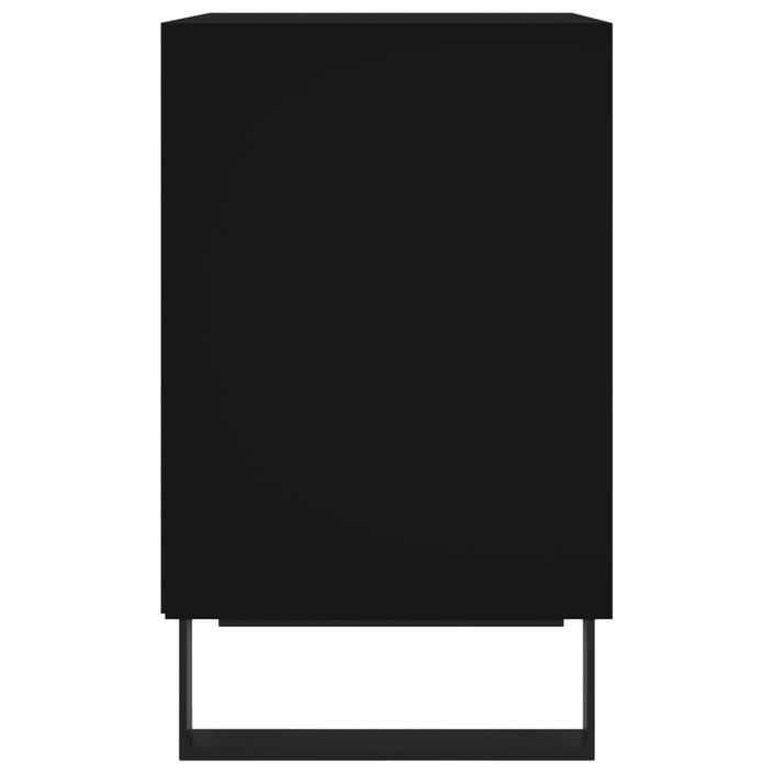 Tables de chevet 2 pcs noir 40x30x50 cm bois d'ingénierie - Photo n°6