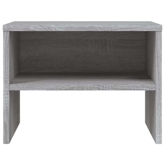 Tables de chevet 2 pcs Sonoma gris 40x30x30cm Bois d'ingénierie - Photo n°5