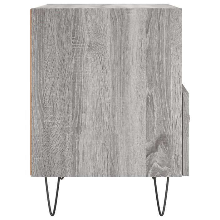 Tables de chevet 2 pcs sonoma gris 40x35x47,5 cm - Photo n°8