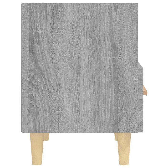 Tables de chevet 2 pcs Sonoma gris 40x35x47 cm - Photo n°7