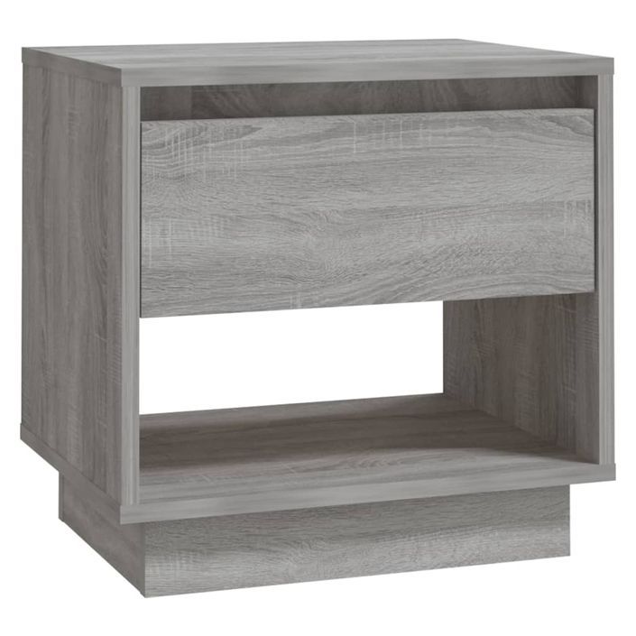 Tables de chevet 2 pcs Sonoma gris 45x34x44cm Bois d'ingénierie - Photo n°5