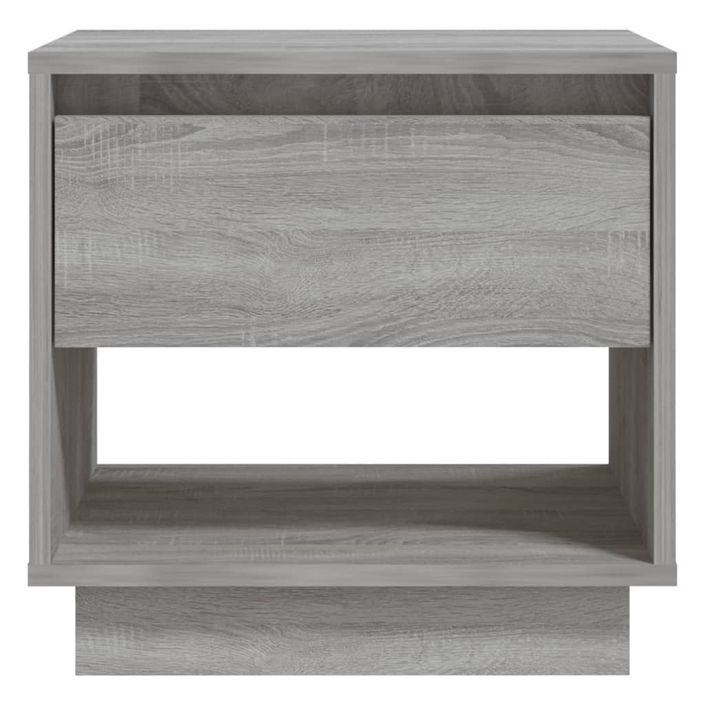 Tables de chevet 2 pcs Sonoma gris 45x34x44cm Bois d'ingénierie - Photo n°7