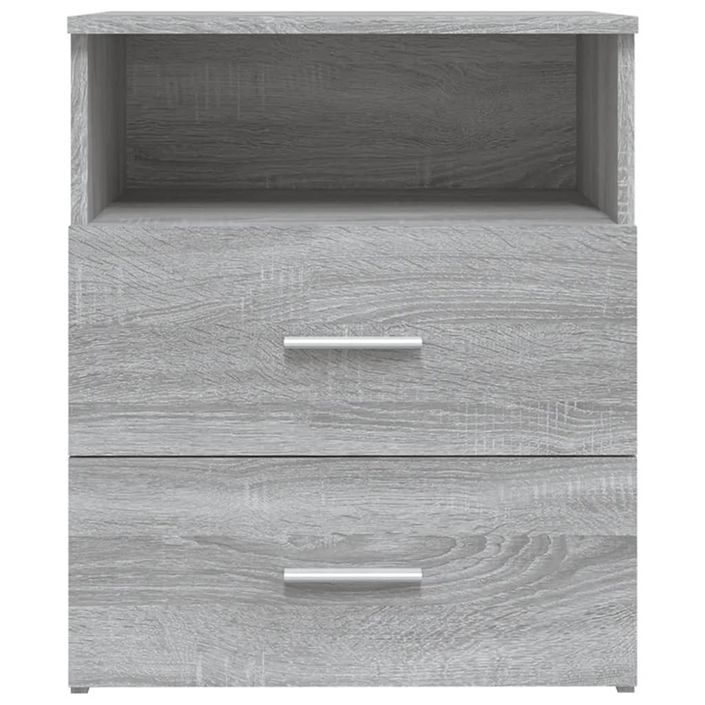 Tables de chevet 2 pcs Sonoma gris 50x32x60 cm - Photo n°6