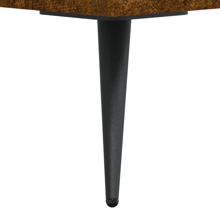 Tables de chevet 2pcs chêne fumé 40x35x47,5cm bois d’ingénierie - Photo n°11