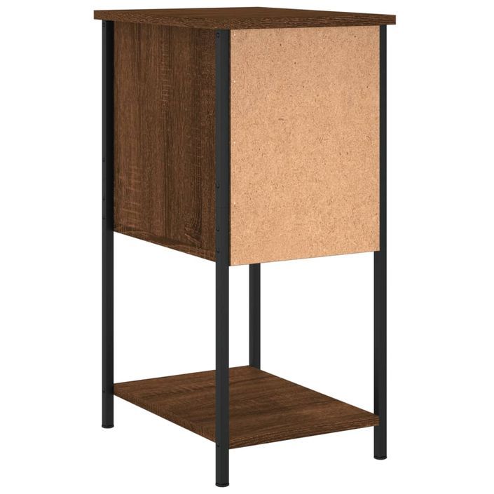 Tables de chevet 2pcs chêne marron 32x42x70cm Bois d'ingénierie - Photo n°9