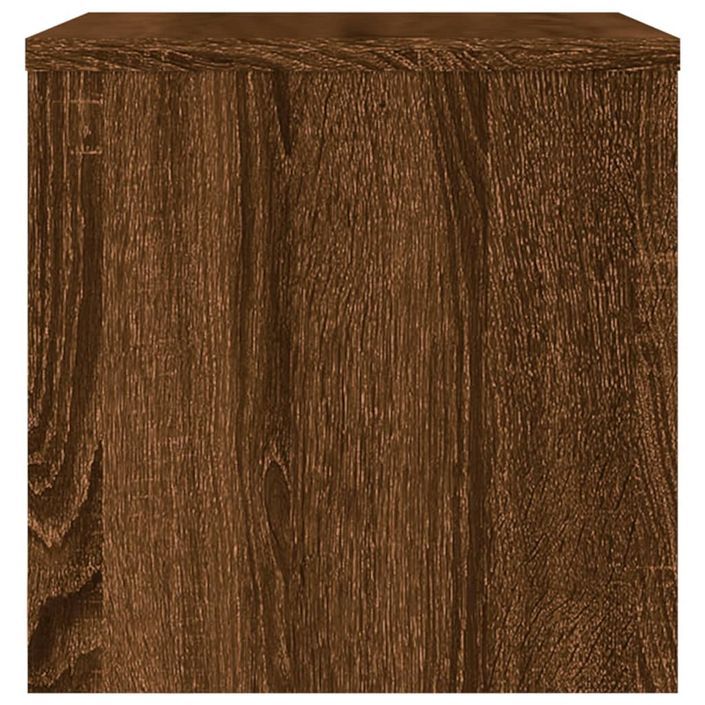 Tables de chevet 2pcs Chêne marron 40x30x30cm Bois d'ingénierie - Photo n°6