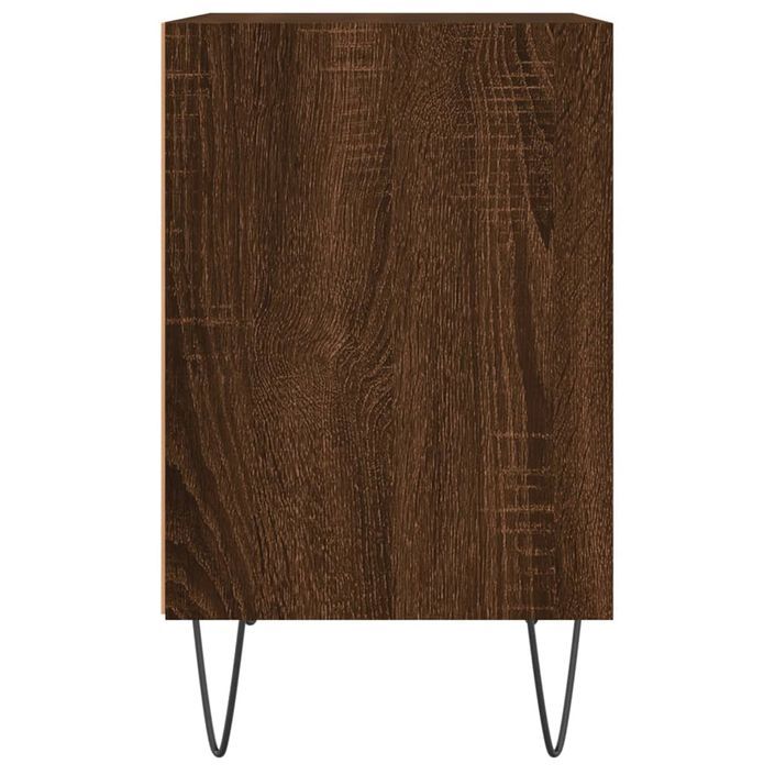 Tables de chevet 2pcs chêne marron 40x30x50cm bois d'ingénierie - Photo n°6