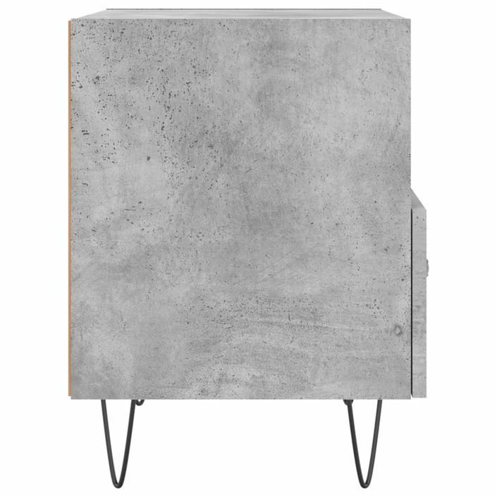 Tables de chevet 2pcs gris béton 40x35x47,5cm bois d’ingénierie - Photo n°8