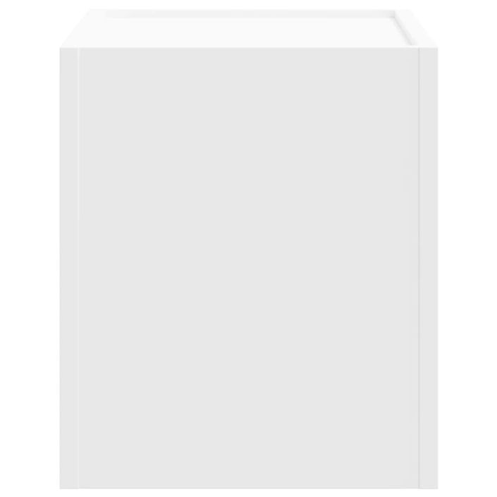 Tables de chevet murales 2 pcs blanc 45x30x35 cm - Photo n°6